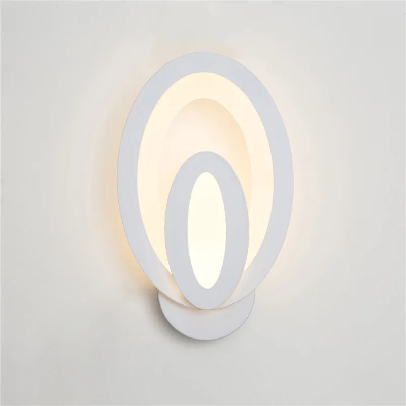 LED Wall Lamp For Bedroom Bedside Living Room Aisle Corridor Stairs Modern Indoor Sconce Home Decorative Light Fixture