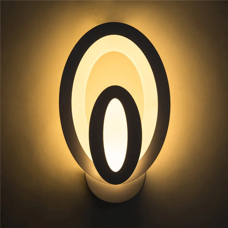 LED Wall Lamp For Bedroom Bedside Living Room Aisle Corridor Stairs Modern Indoor Sconce Home Decorative Light Fixture