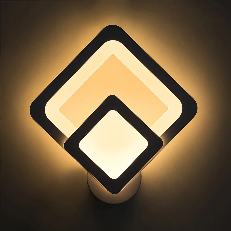 LED Wall Lamp For Bedroom Bedside Living Room Aisle Corridor Stairs Modern Indoor Sconce Home Decorative Light Fixture