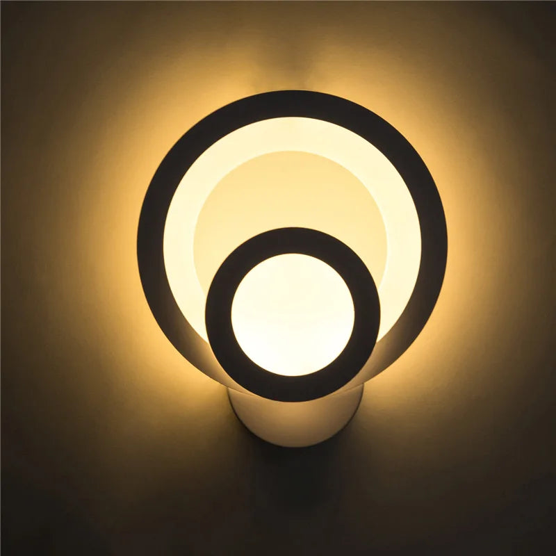 LED Wall Lamp For Bedroom Bedside Living Room Aisle Corridor Stairs Modern Indoor Sconce Home Decorative Light Fixture