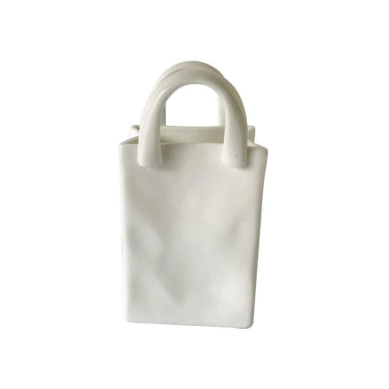Handbag Shape Vase Flower