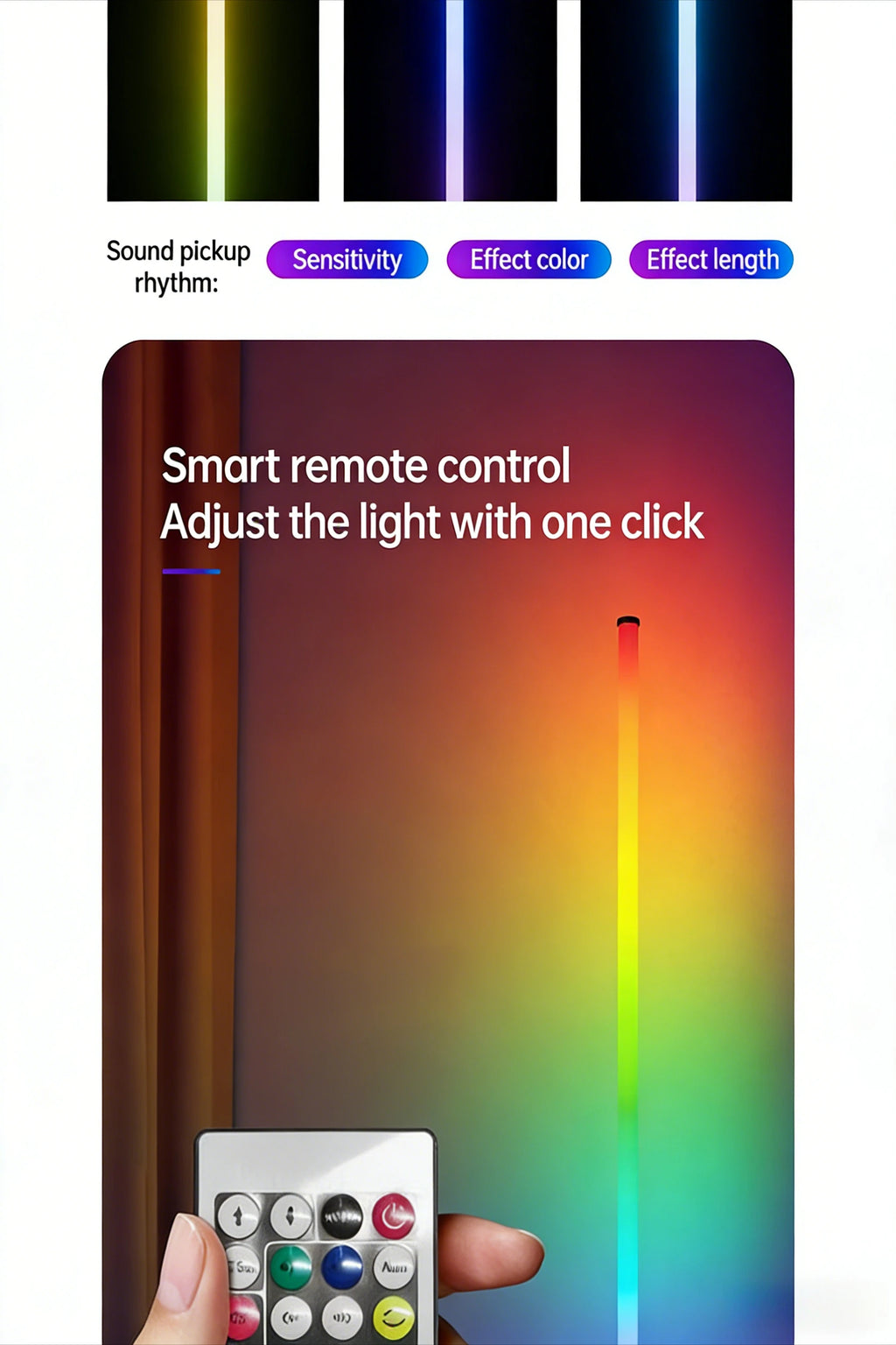 LED RGB Floor Lamp Bar