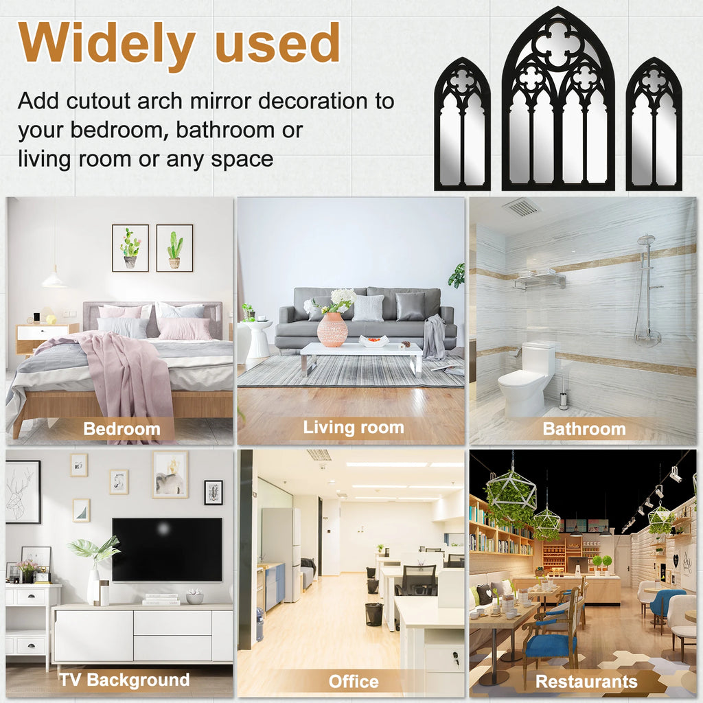 Gothic Mirrors Wall Decor
