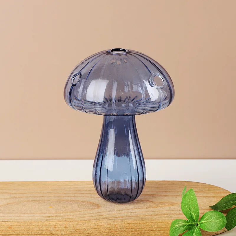 Mushroom Glass Flower Vase
