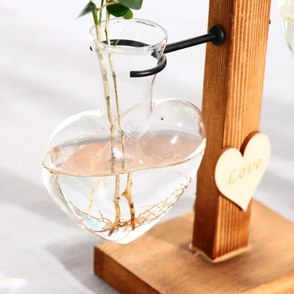 Wooden Flower Rack Water Planting