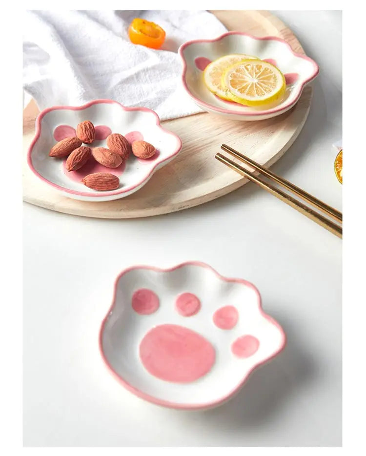 Cute Cat's Paw Taste Dish
