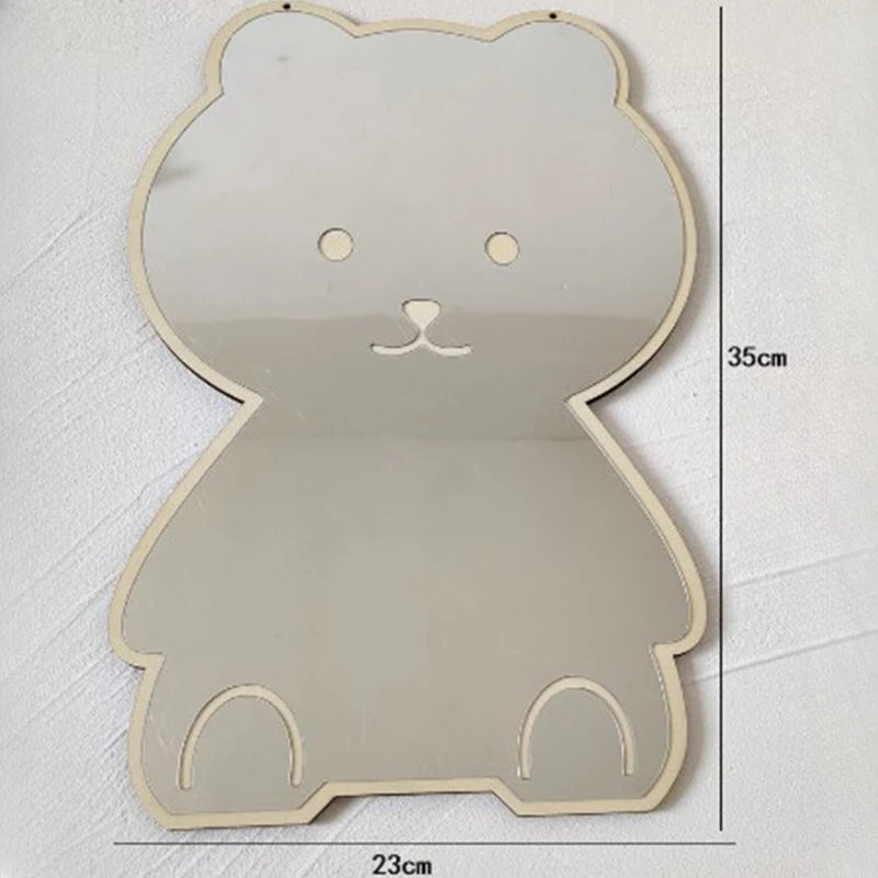 Bear Rabbit Shaped Mirror