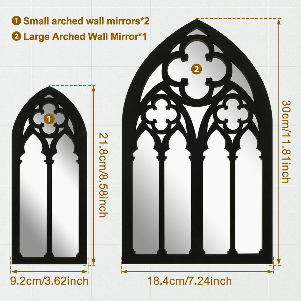 Gothic Mirrors Wall Decor