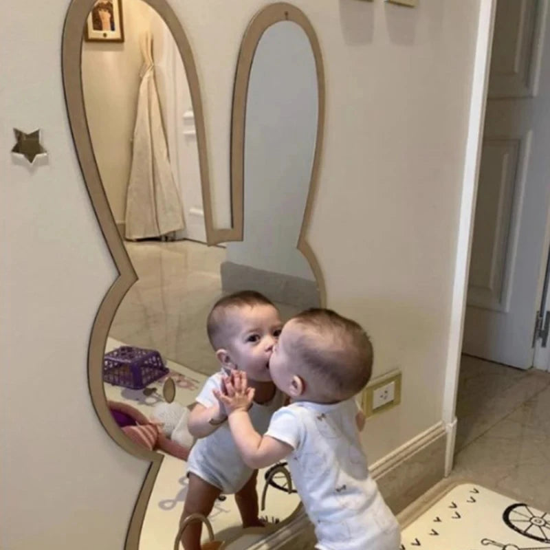 Bear Rabbit Shaped Mirror