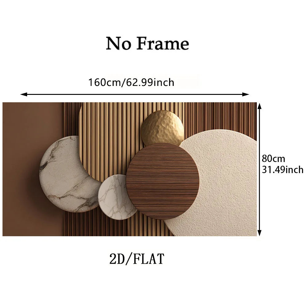 Modern Abstract Frameless Wall Art