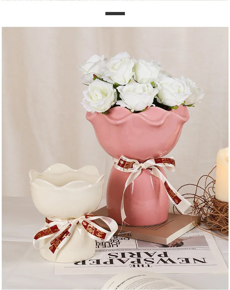 Vintage Vase Rose Flower