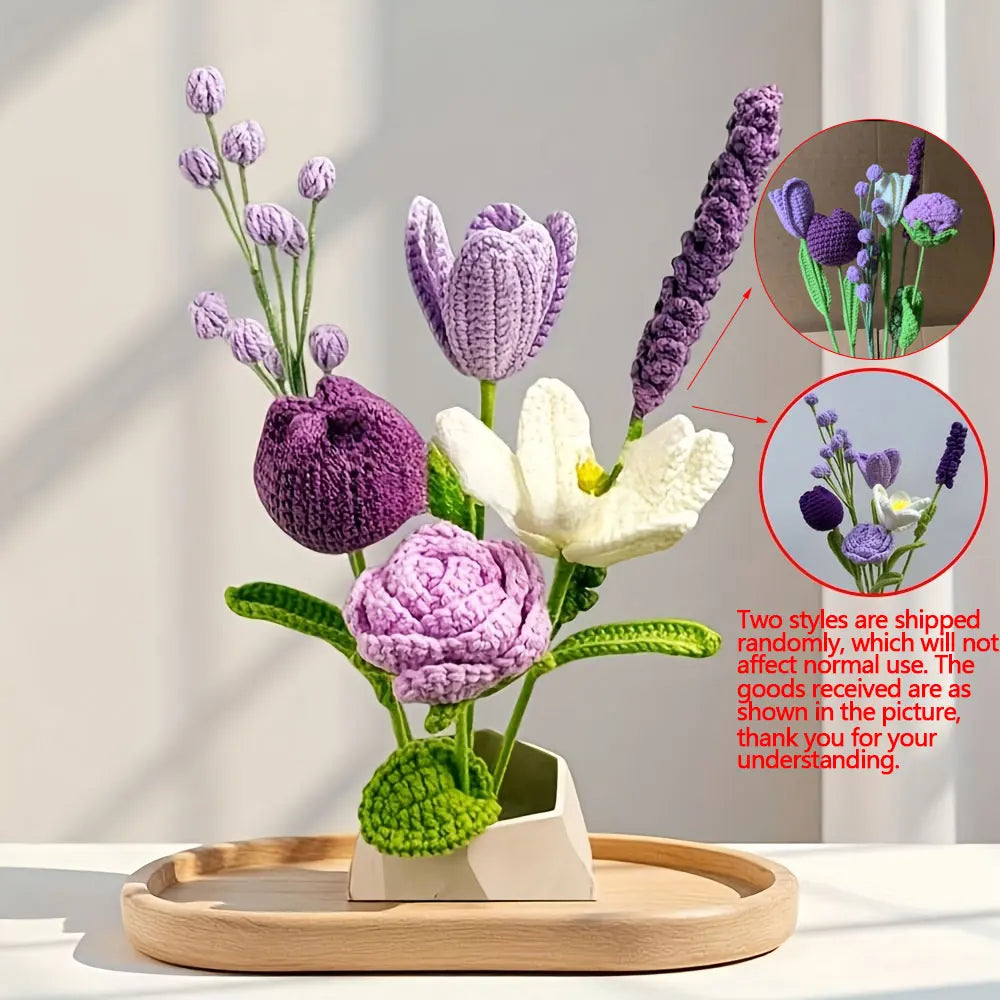 Crochet Bouquet Vase