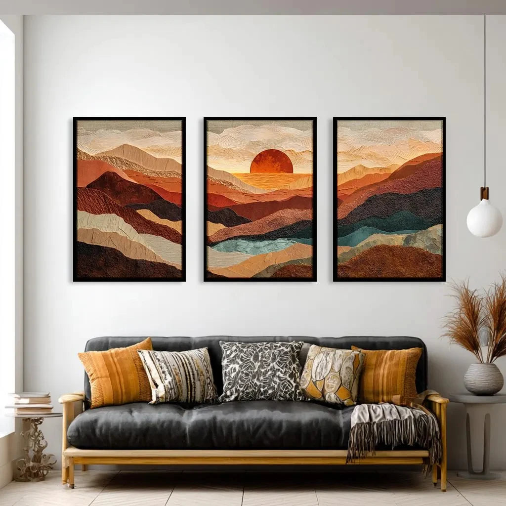frameless Canvas Painting
