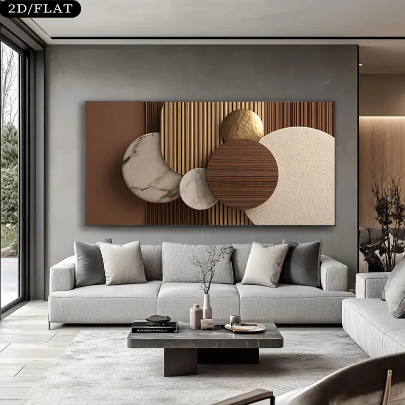 Modern Abstract Frameless Wall Art