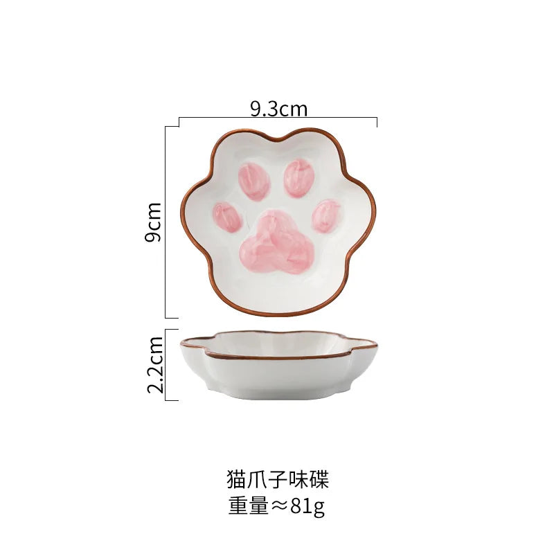 Cute Cat's Paw Taste Dish