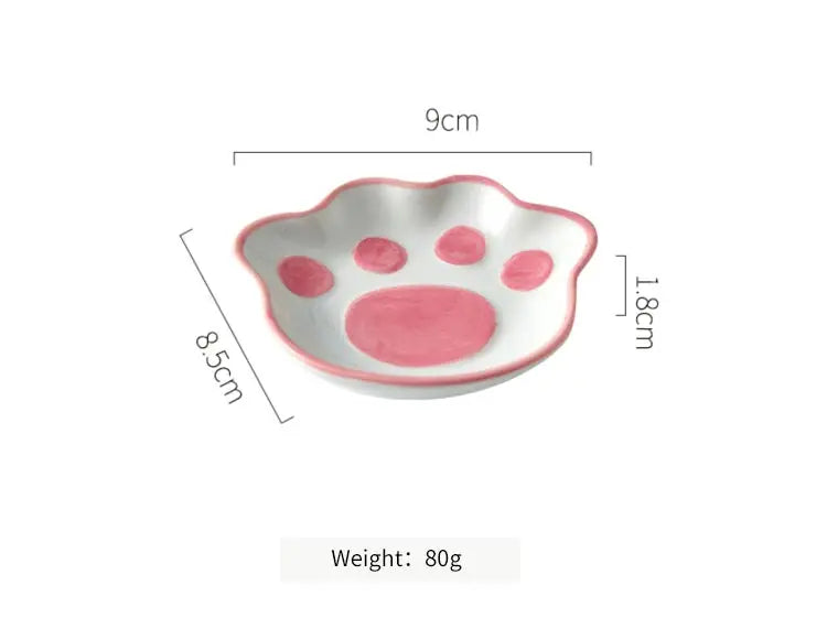 Cute Cat's Paw Taste Dish