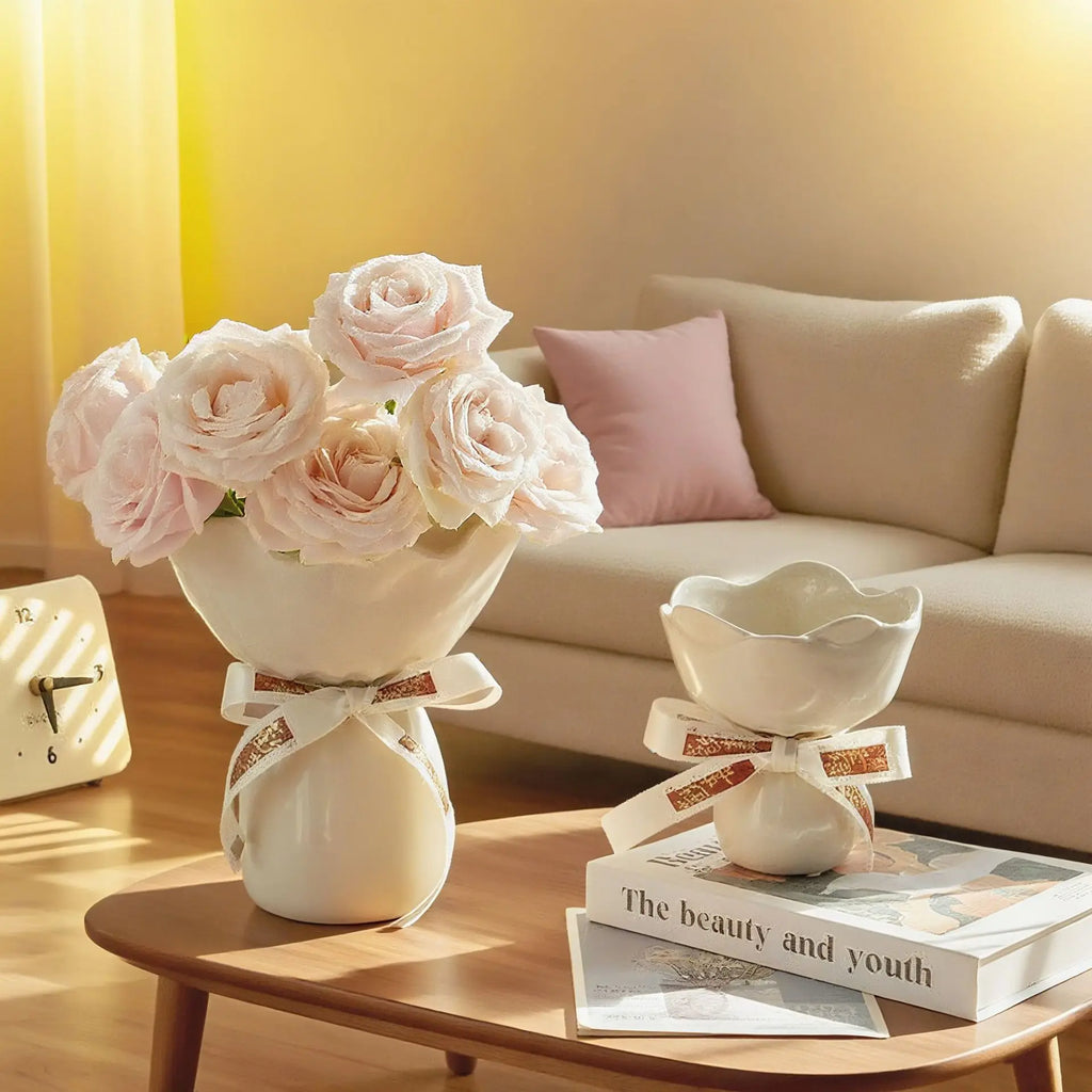 Vintage Vase Rose Flower
