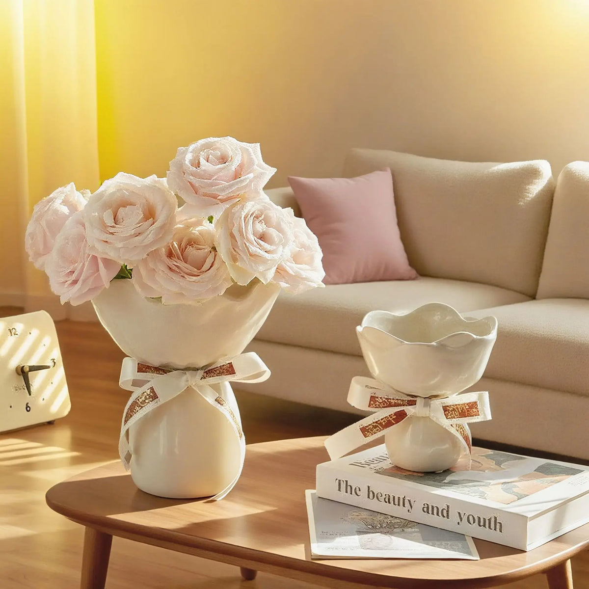 Vintage Vase Rose Flower