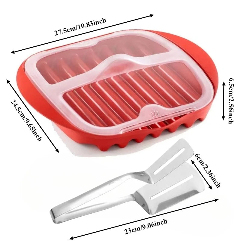 Microwave Bacon Maker Cooker