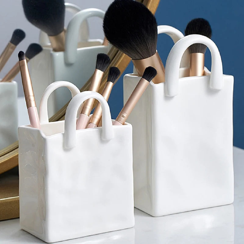 Handbag Shape Vase Flower