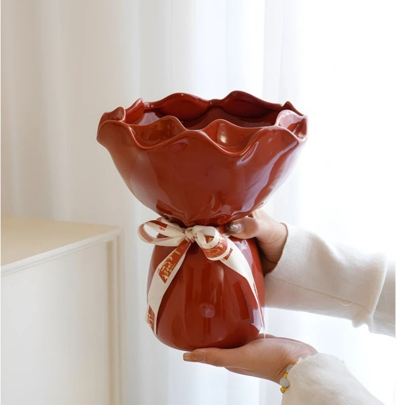 Vintage Vase Rose Flower
