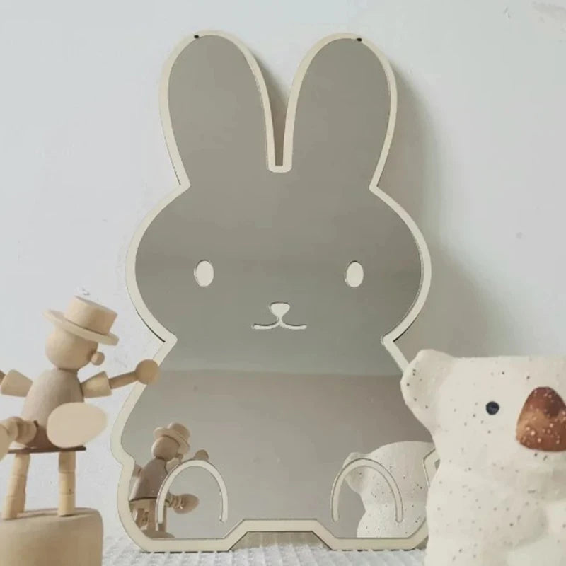 Bear Rabbit Shaped Mirror