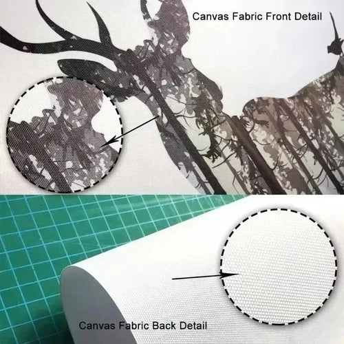 A Frameless Floral Poster