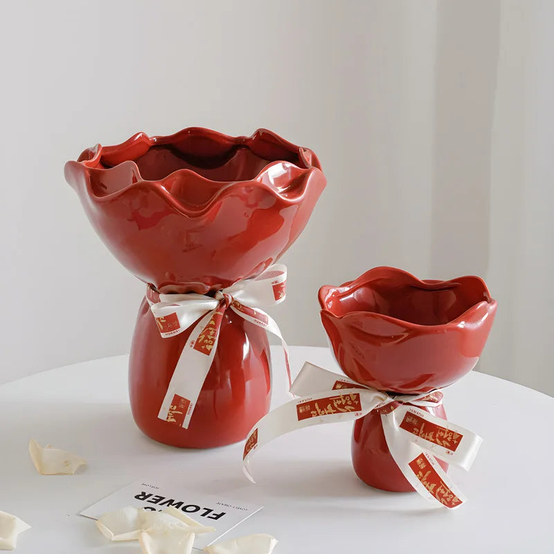 Vintage Vase Rose Flower