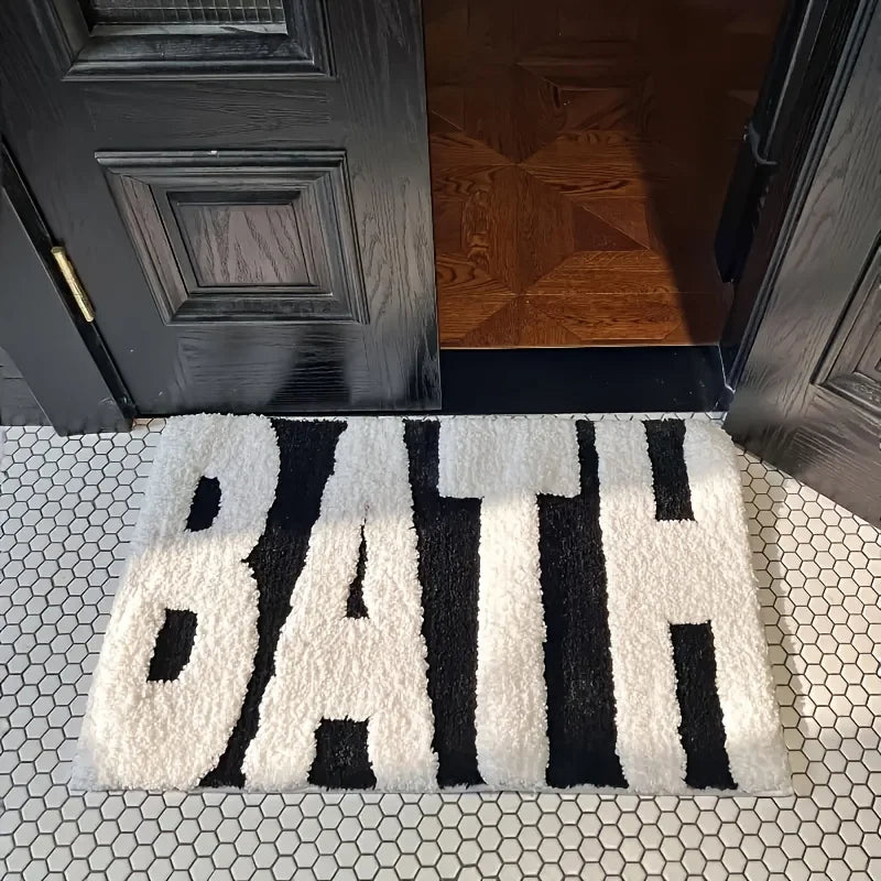 Polyester Bathroom Rug