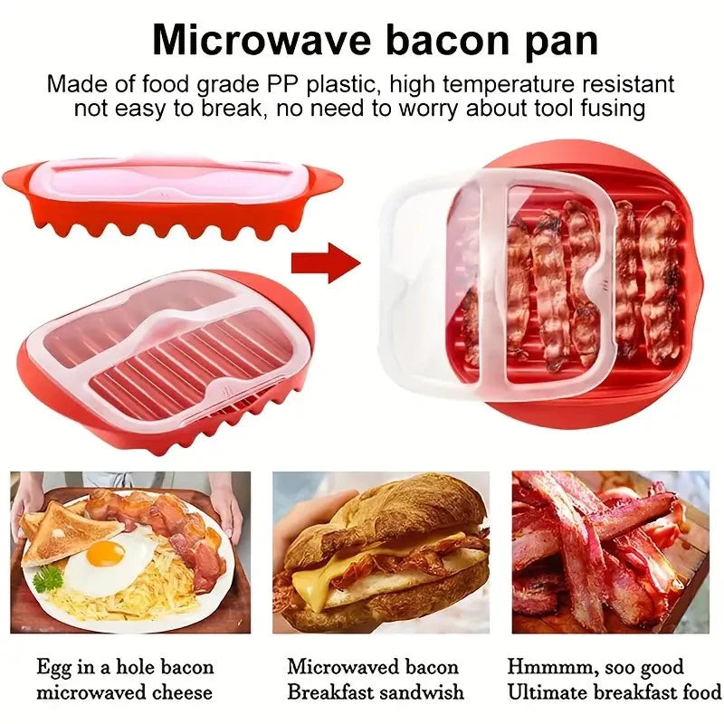 Microwave Bacon Maker Cooker