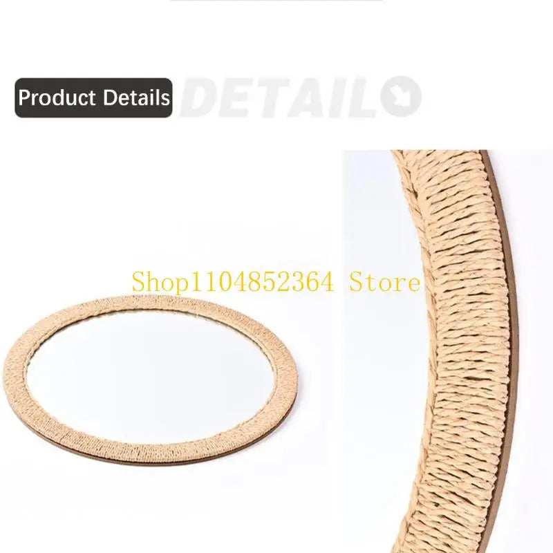 Woven Frame Wall Mirror