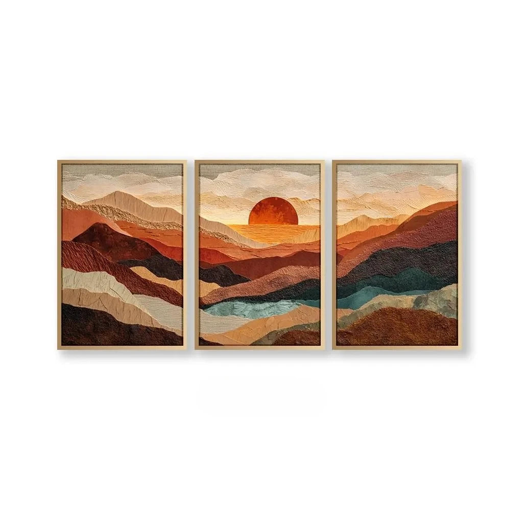 frameless Canvas Painting