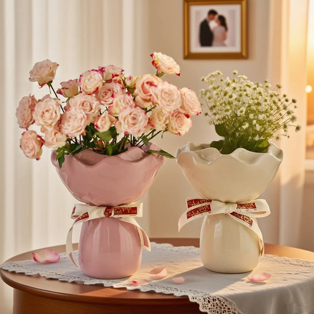 Vintage Vase Rose Flower