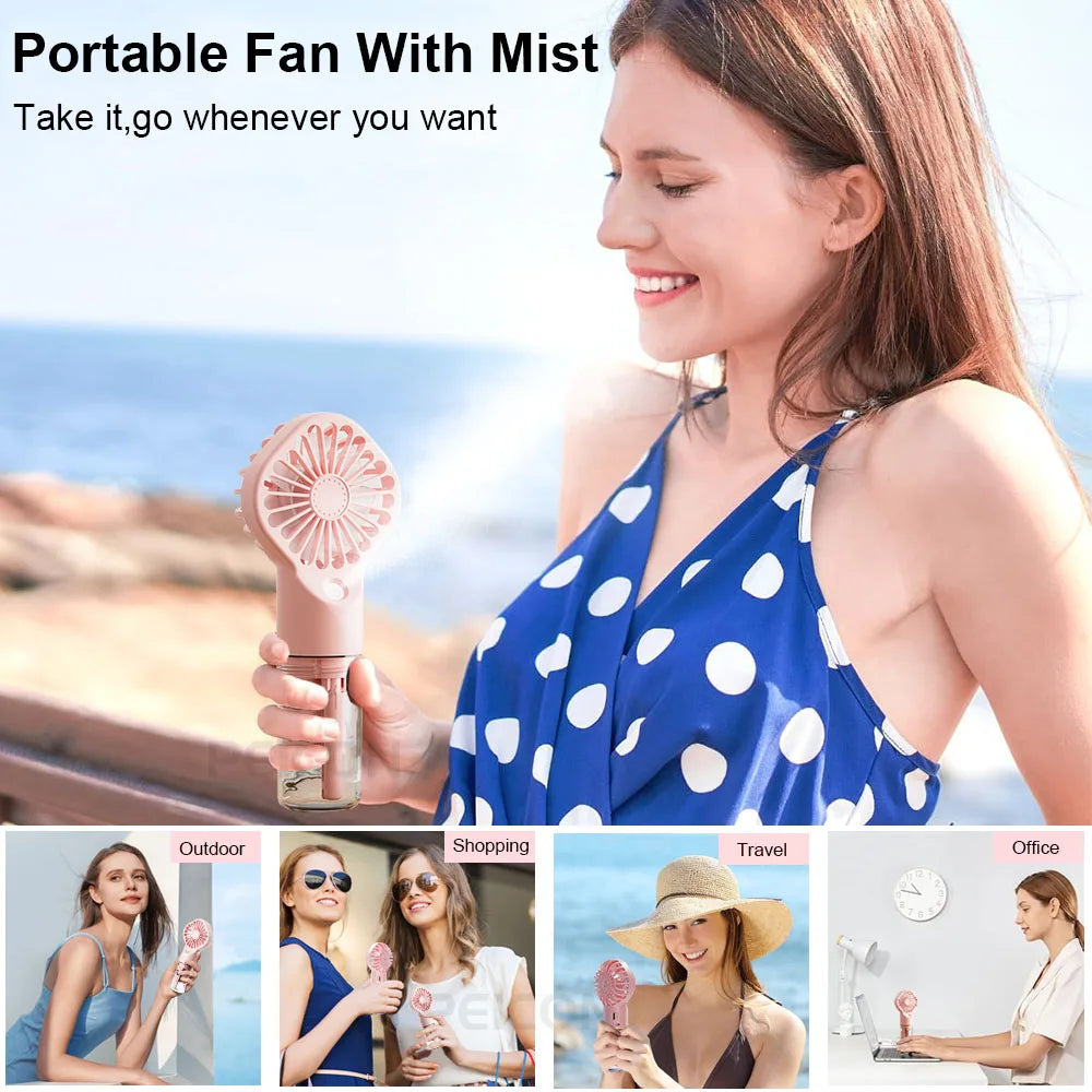 Portable Humidifier Fan Mini