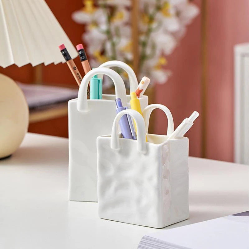 Handbag Shape Vase Flower