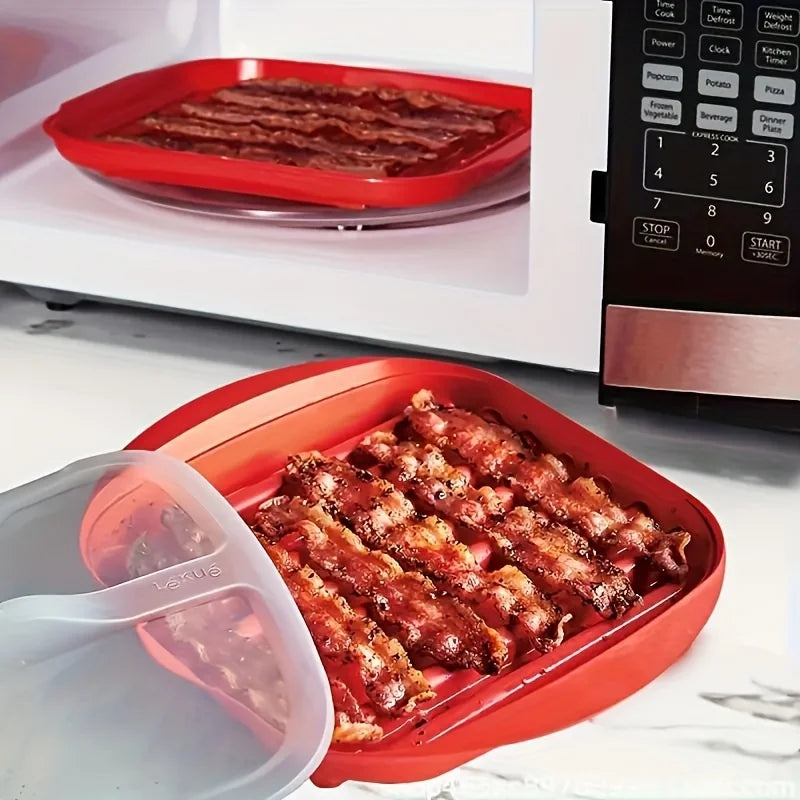 Microwave Bacon Maker Cooker