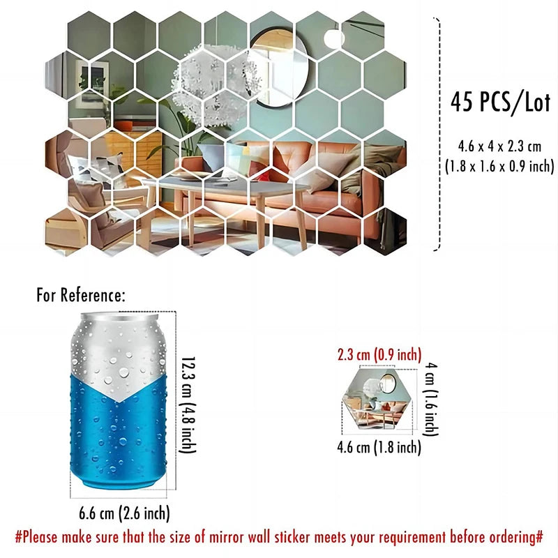 Hexagon Wall Art Sticker