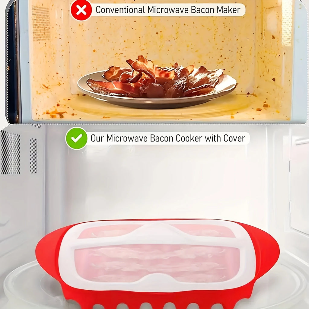 Microwave Bacon Maker Cooker