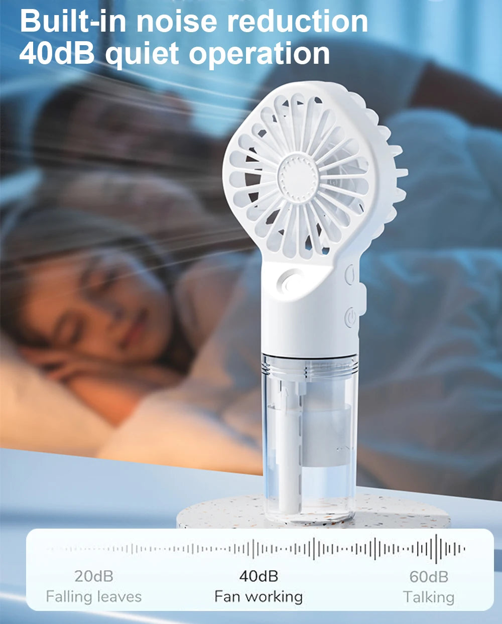 Portable Humidifier Fan Mini