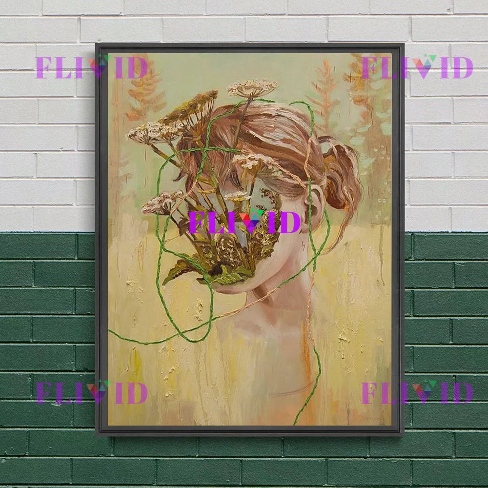 Abstract Charming Weird Wall Art