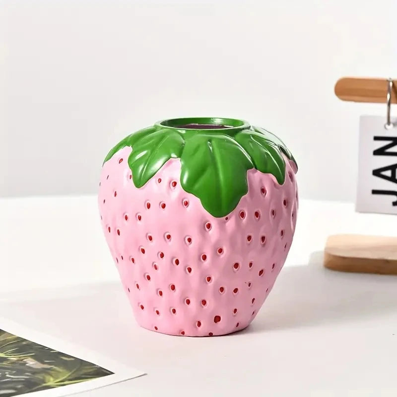 Creative Strawberry-Shaped Vase