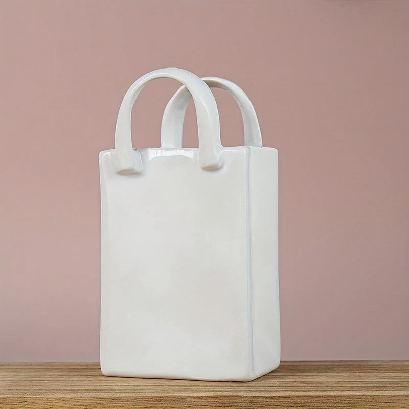 Handbag Shape Vase Flower
