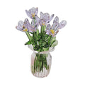 Glass Flower Bouquet with Vase