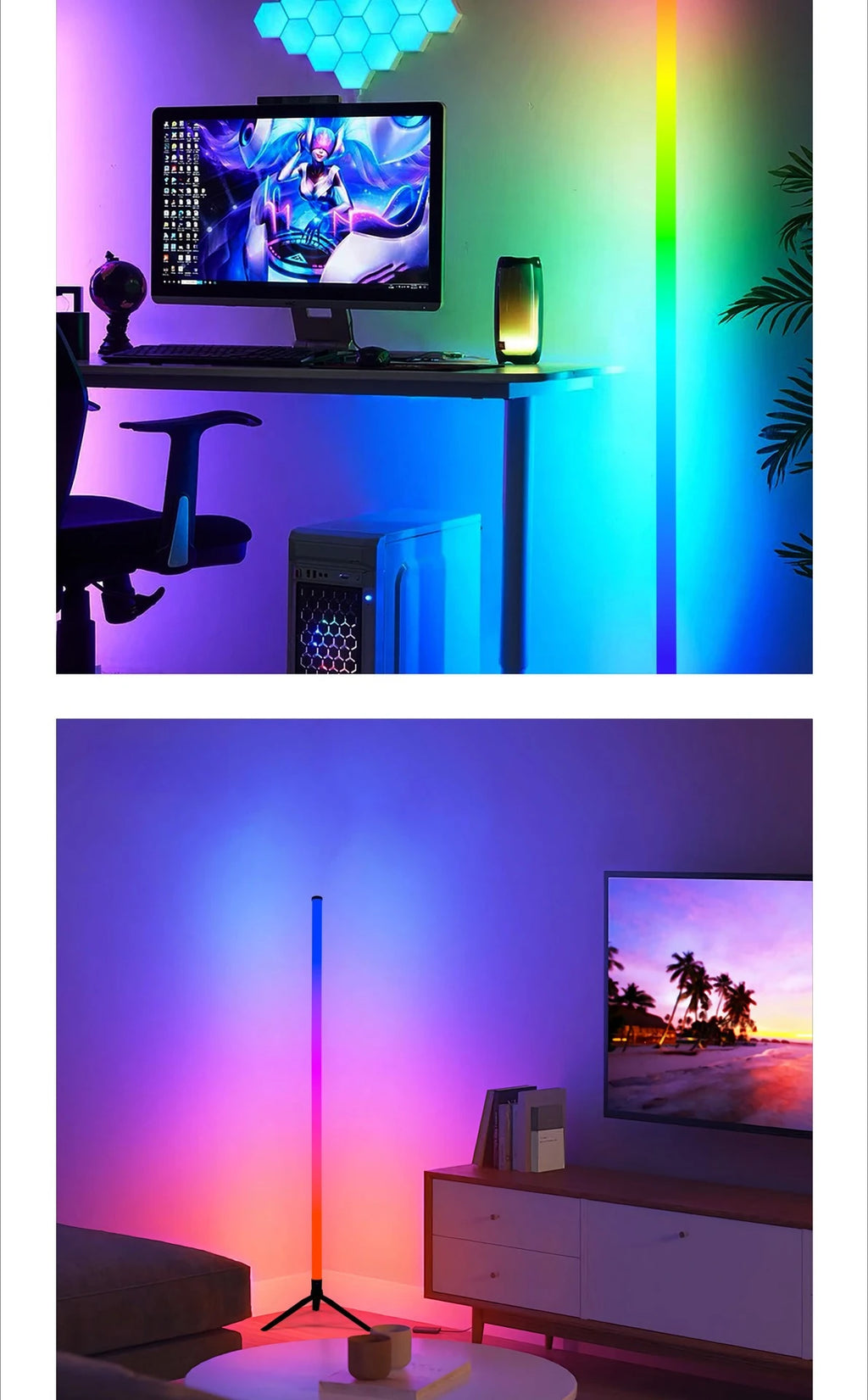 LED RGB Floor Lamp Bar