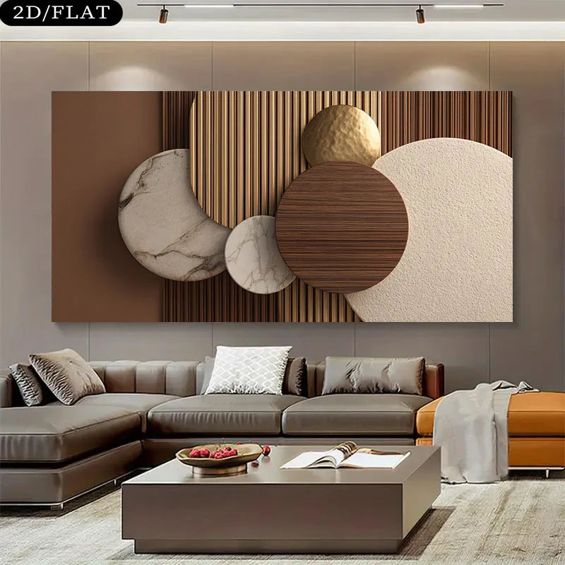 Modern Abstract Frameless Wall Art