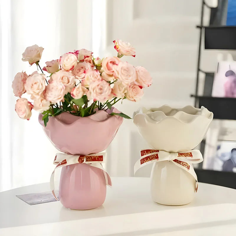 Vintage Vase Rose Flower