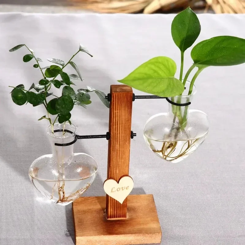 Wooden Flower Rack Water Planting