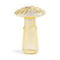 Mushroom Shaped Flower Vase Transparent Glass Vase Plant Hydroponic Aromatherapy Bottle Desktop Decoration Ornament