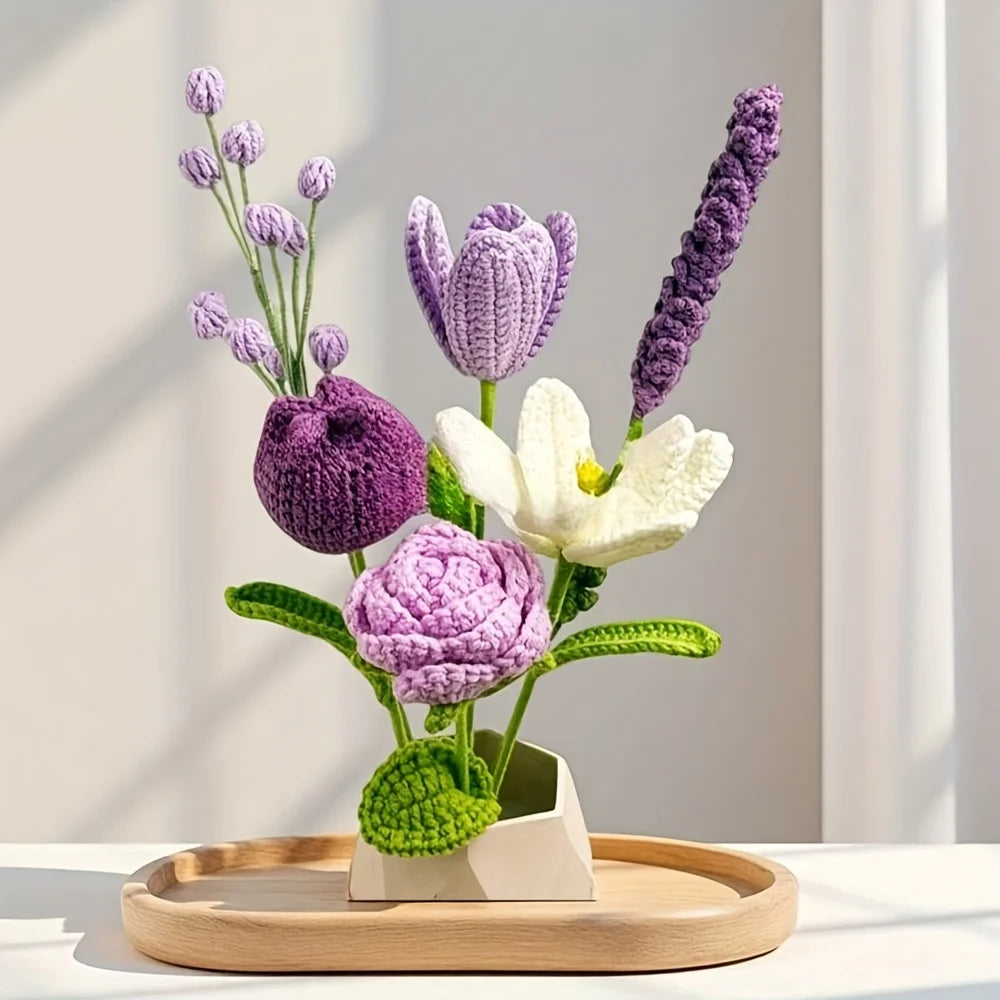 Crochet Bouquet Vase