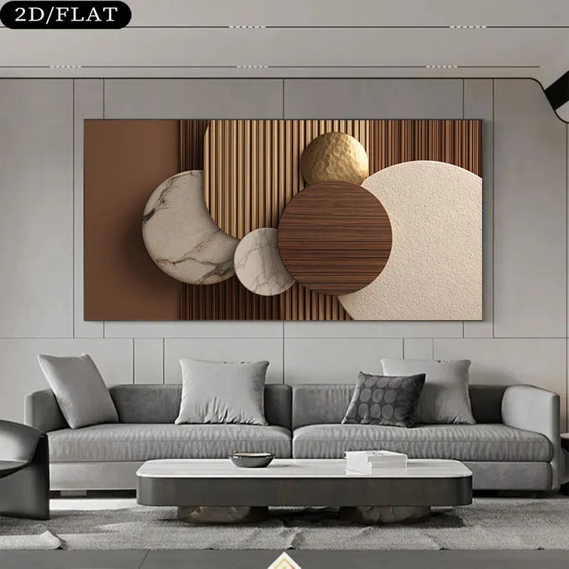 Modern Abstract Frameless Wall Art